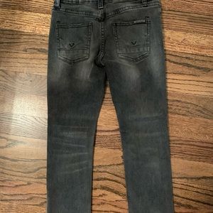 Hudson washed black/gray jean
